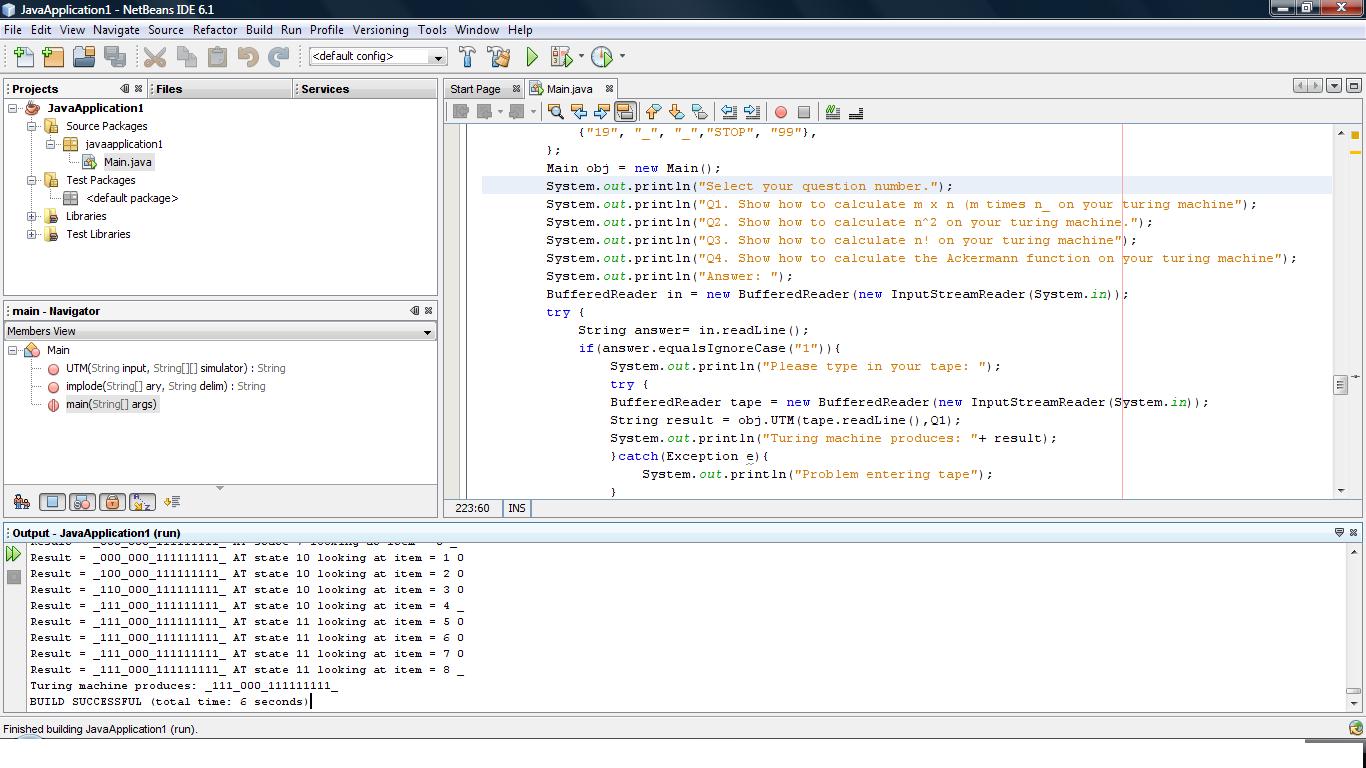 Java (J2SE) Universal Turing Machine And Multiplication/Factorial ...